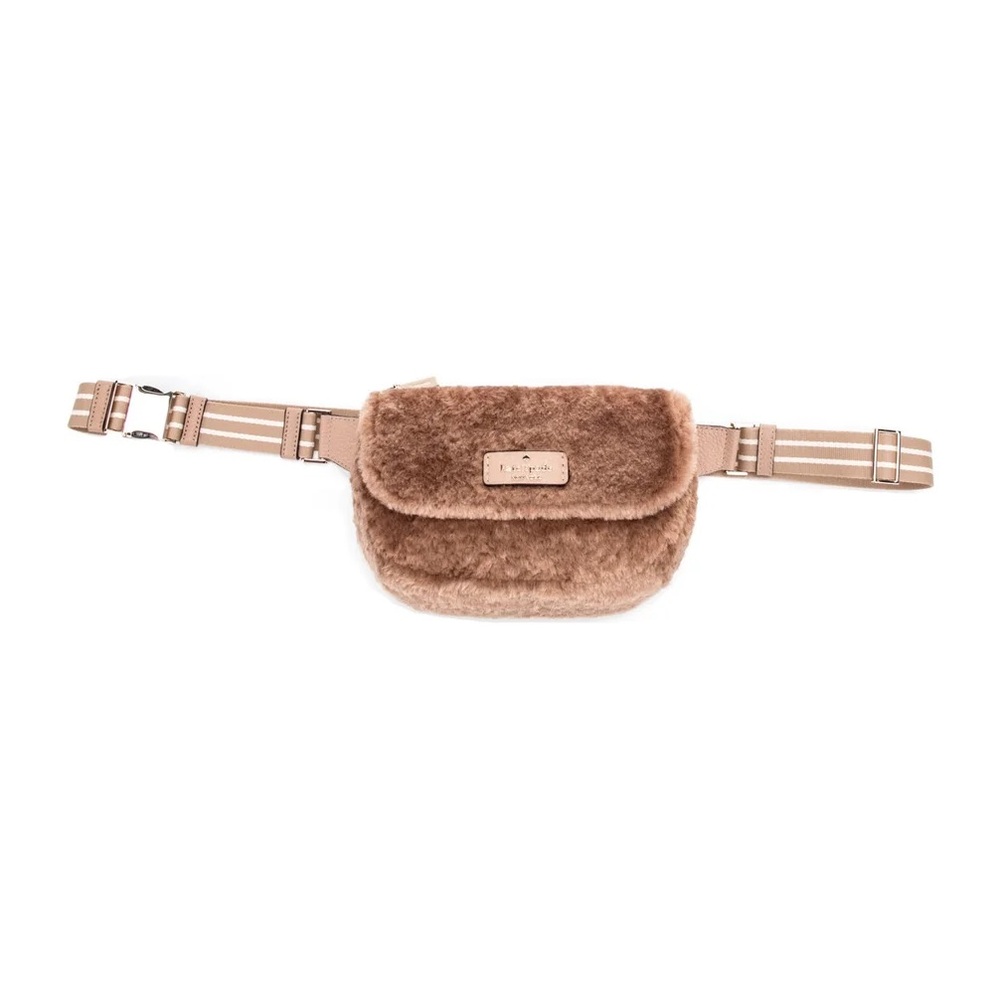 Kate spade faux fur crossbody bag